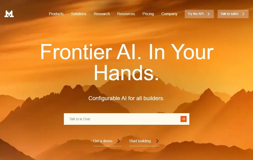 Graficzne przedstawienie Mistral AI