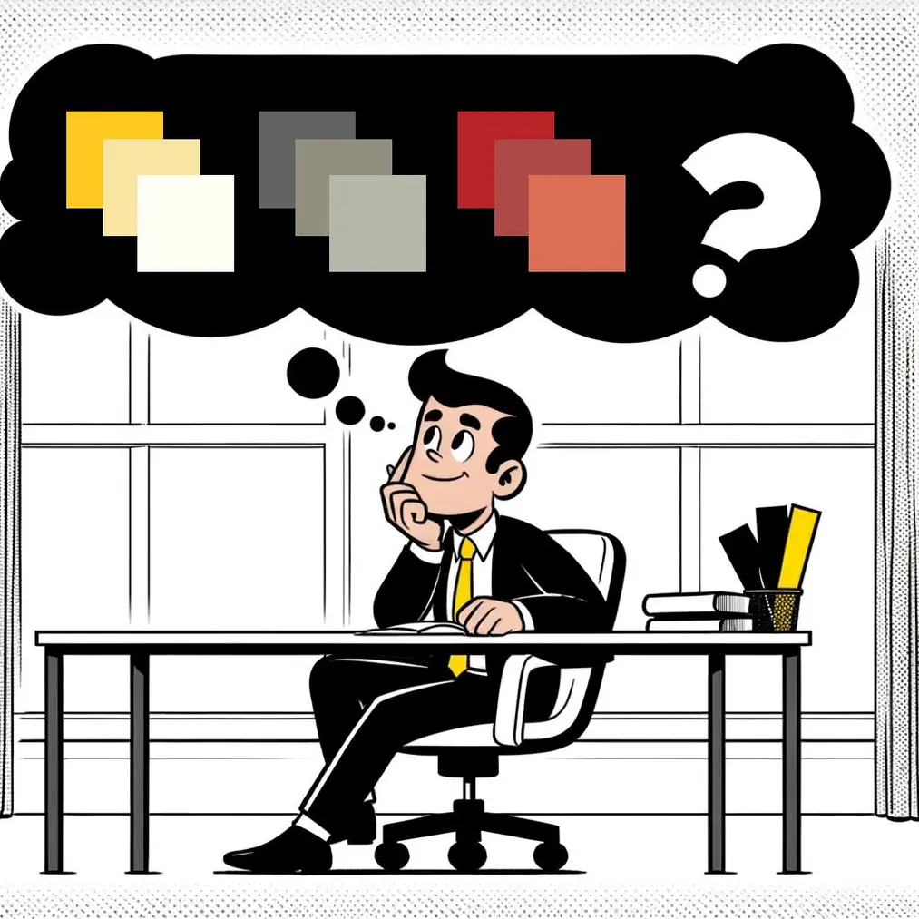 kolory we wnętrzach biurowych