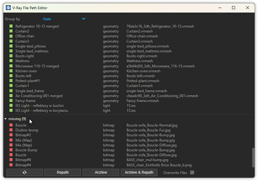 Jak naprawić brakujące tekstury w SketchUpie? - 01