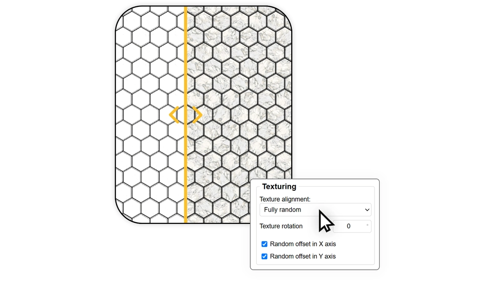 Wprowadzenie losowości podczas rozkładania tekstur na podłodze z&nbsp;wtyczką Custom Ground Wizard