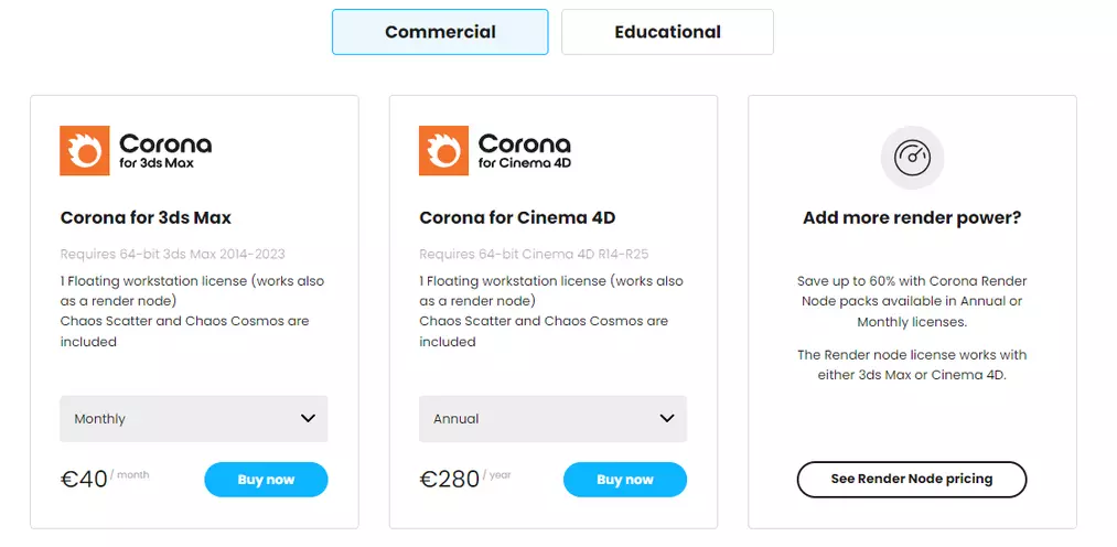 Jaki program wybrać do wizualizacji, grafiki 3d, projektowania wnętrz? Poradnik - Cena Corona