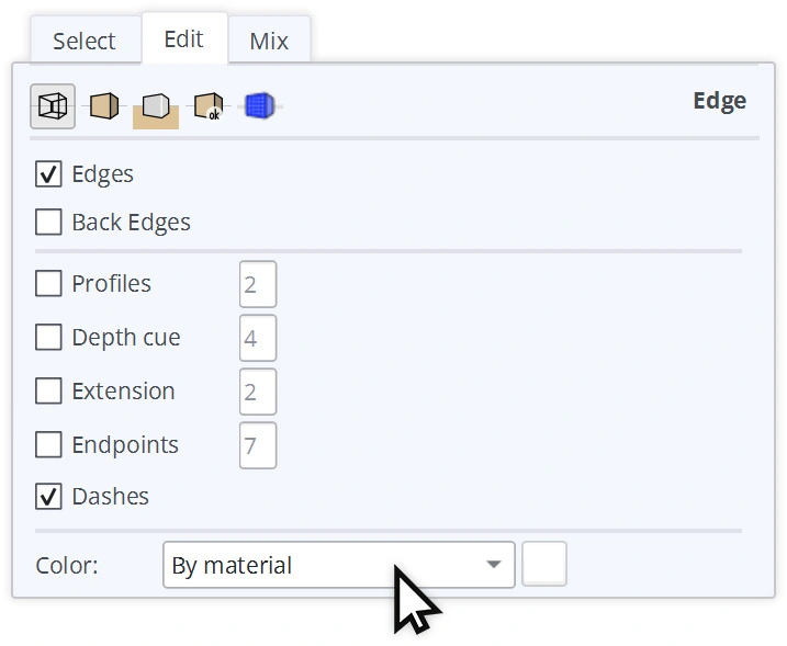 Jak włączyć krawędzie w kolorze materiałów w SketchUpie? SketchUp i Nano Banana Pro: fotorealistyczne wizualizacje w 5 minut! Czy to koniec V-Raya? - 02