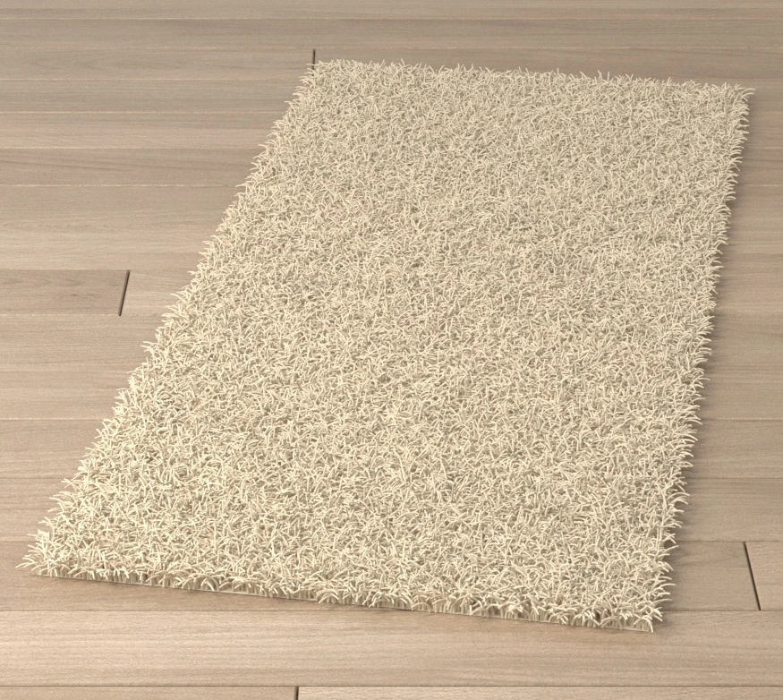 Sketchup - Vray Fur - czyli jak zrobić realistyczny dywan lub trawę - 16