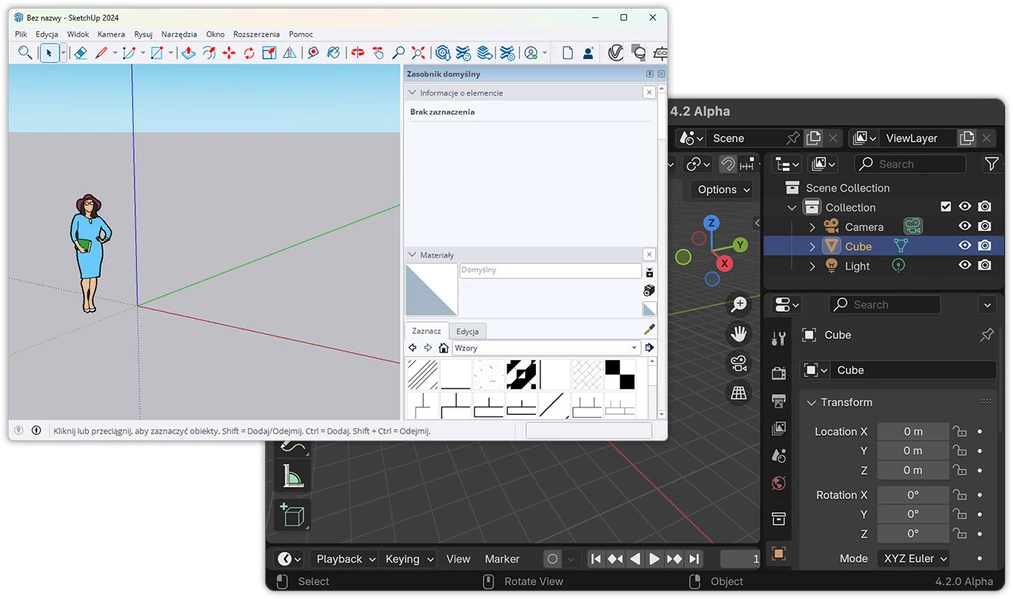 SketchUp vs. Blender: Który program wybrać do projektowania wnętrz? - 01