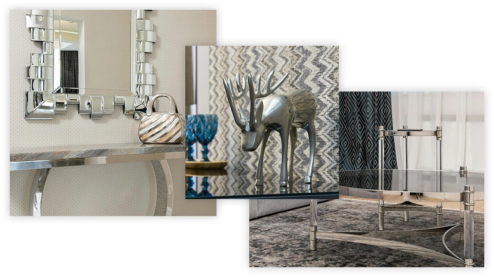 Srebrne dodatki w mieszkaniu