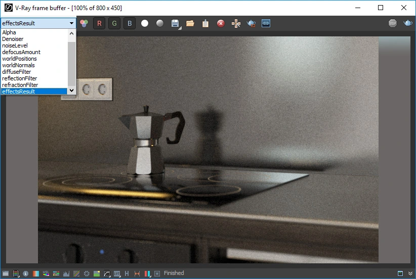 SketchUp - Vray Denoiser - Jak skutecznie odszumić render? Poradnik, tutorial - 03