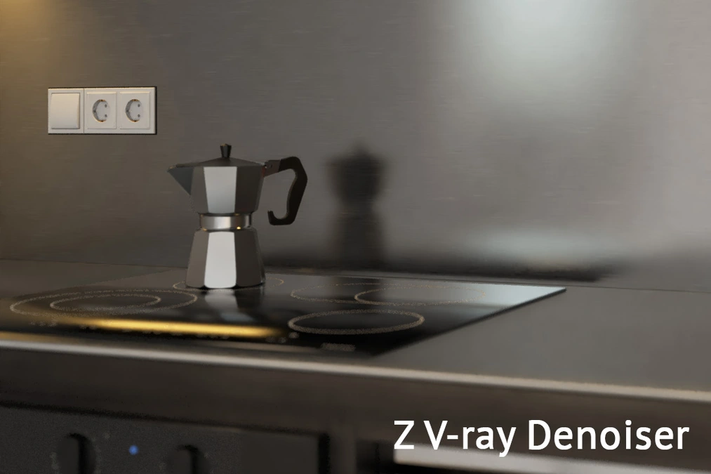 SketchUp - Vray Denoiser - Jak skutecznie odszumić render? Poradnik, tutorial - 06