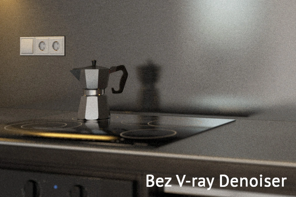 SketchUp - Vray Denoiser - Jak skutecznie odszumić render? Poradnik, tutorial - 05