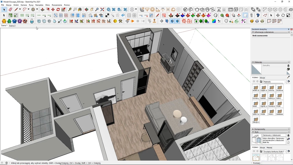 Kurs Sketchup 2021 Pro dla początkujących od podstaw - 03