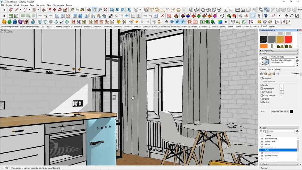 Kurs Sketchup 2021 Pro dla początkujących od podstaw - 05