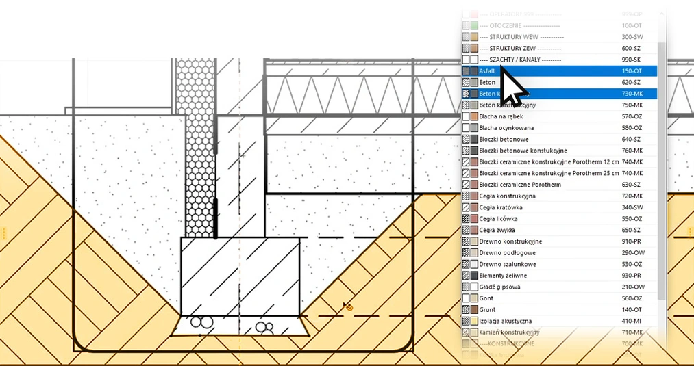 Etykiety automatyczne i nazewnictwo materiałów w Archicadzie Kurs tworzenia detali budowalnych w Archicad - od modelu 3D do dokumentacji - 02