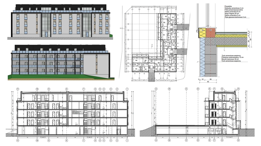 Kurs - Archicad - Wykonanie projektu budynku wielorodzinnego