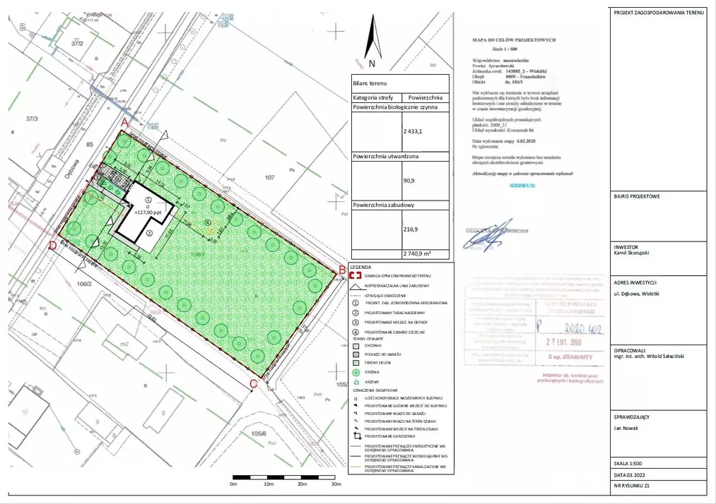 Kurs - Archicad - Projekt zagospodarowania terenu domu jednorodzinnego