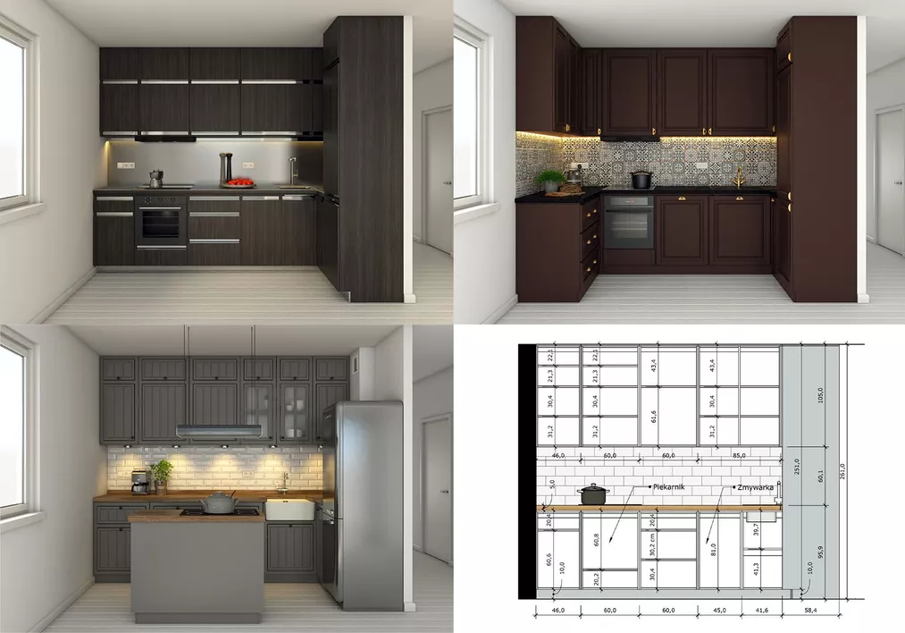 Kurs SketchUp - szkolenie LayOut - przygotowanie wizualizacji, dokumentacji technicznej i projektu kuchni