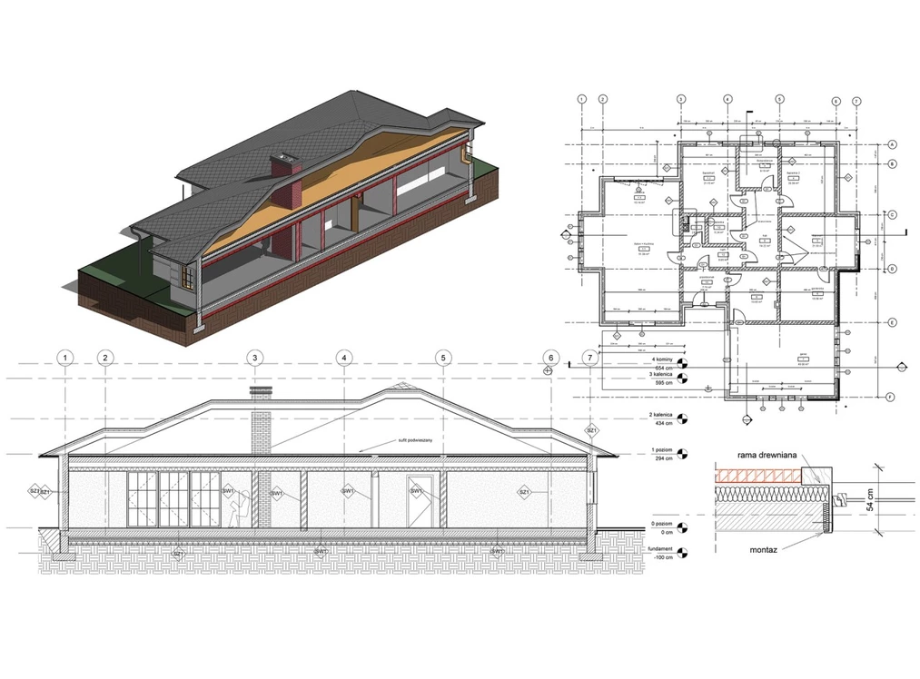 Kurs - Revit - Wykonanie projektu domu jednorodzinnego