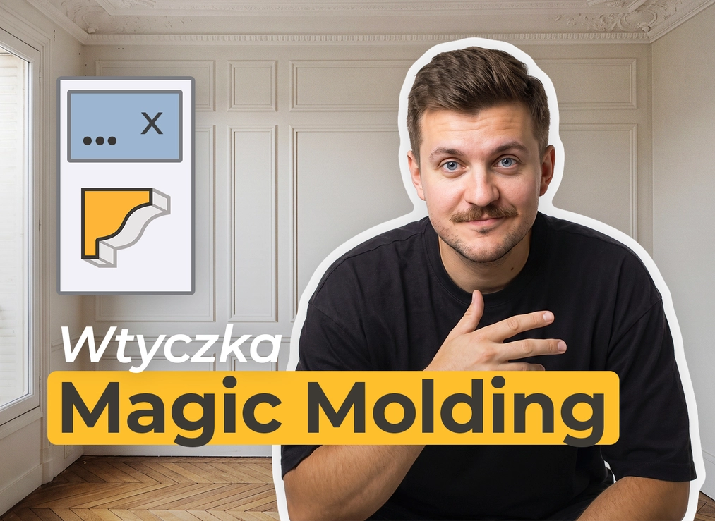 Magic Molding - Generator sztukaterii, listew i gzymsów w SketchUpie